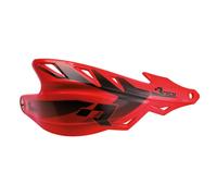 Coppia Paramani Motocross Racetech Raptor Rosso Universali Rtech Enduro Motard