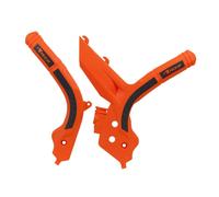 RACETECH Paratelaio Bi-Componente Ktm Replica Arancione / Nero - R-PRTKTMARNR2