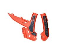 RACETECH Paratelaio Bi-Componente Ktm Replica Arancione / Nero - R-PRTKTMARNR3