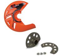 RACETECH PROTEZIONE DISCO ANTERIORE PARADISCO ARANCIO + KIT KTM EXC EXC-F 2015