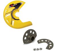 RACETECH PROTEZIONE DISCO ANTERIORE PARADISCO GIALLO + KIT SUZUKI RMX 450 2010