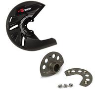 RACETECH PROTEZIONE DISCO ANTERIORE PARADISCO NERO + KIT KAWASAKI KXF 250 2006