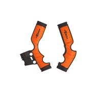 Racetech PROTEZIONE TELAIO BI-MATERIALE KTM SX 65 2016-2023 NERO-ARANCIONE KTM