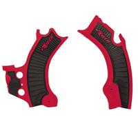 Racetech PROTEZIONI TELAIO BI-MATERIALE HONDA CRF 2021-2024 ROSSO - NERO