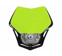 Racetech RTech Mascherina Portafaro Moto Cross Enduro V-Face Alogena Giallo Fluo