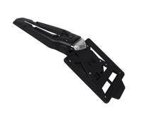 Racetech Rtech Portatarga Posteriore con LED Universale 30° Nero Parafango