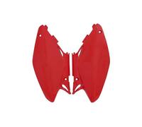 RACETECH Tabella Laterale PORTANUMERO Honda Replica Rosso CRF