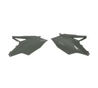 RACETECH Tabella Laterale PORTANUMERO Kawasaki Replica Grigio Quantum
