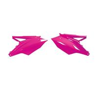 RACETECH Tabella Laterale PORTANUMERO Kawasaki Replica Rosa Fluo