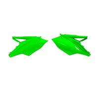 RACETECH Tabella Laterale Portanumero Kawasaki Replica Verde Fluo-R-FIKXFVF0016