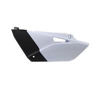 RACETECH Tabella Laterale Portanumero Yamaha Replica Bianco - R-FIYZ0BNNR1585