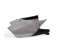 RACETECH Tabella Laterale PORTANUMERO Yamaha Replica Nero-Grigio Quantum