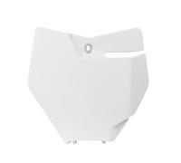 RACETECH Tabella Portanumero Anteriore Ktm Replica Bianco - R-TBKTMBN0016