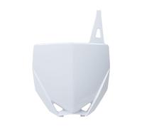 RACETECH Tabella Portanumero Anteriore Yamaha Replica Bianco - R-TBYZ0BN1585