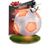 Racetex Calcio luminoso - Calcio a LED impermeabile con numerosi accessori - Il faro per il massimo divertimento - Il regalo per i calciatori