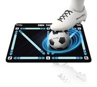 Racetex Tappetino da calcio da allenamento per bambini, 90 x 60 cm, antiscivolo e durevole, tappetino da calcio per allenamento al coperto, per migliorare il controllo della palla e la tecnica (blu