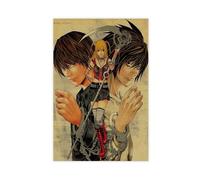 racghdr Poster su tela, motivo: Death Note, decorazione artistica da parete per soggiorno e camera da letto, 50 x 75 cm