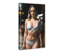 Rachael Leigh Cook Poster (3) su tela, decorazione per camera da letto, ufficio, camera da letto, regalo, 40 x 60 cm