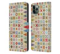 RACHEL CALDWELL PATTERN CUSTODIA COVER A PORTAFOGLIO PER APPLE iPHONE TELEFONI