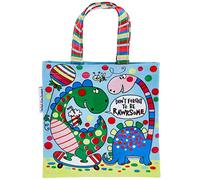 Rachel Ellen Designs - Mini Tote Bag per bambini, motivo: dinosauro, rivestito in PVC, facile da pulire