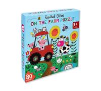 Rachel Ellen - Puzzle da 80 pezzi, motivo: "On the Farm", idea regalo per bambini