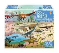 Rachel Firth Usborne Book and Jigsaw Dinosaur Timeline (Tascabile)