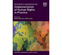 Rachel Murray Research Handbook on Implementation of Human Ri (Copertina rigida)