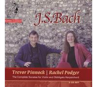 Rachel Podger - Bach: Complete Sonatas for Violin and Obbligato Harpsichord /Podger ¡¤ Pinnock By Rachel Podger (2000-11-06)