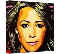 Rachel Stevens - Stampa Pop Art (Multicolore) 30 x 30 x 2,5 cm Deep Box Canvas