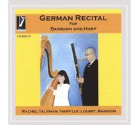 Rachel Talitman German Recital for Bassoon and Harp (CD) Album