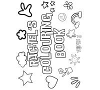 Rachel's Colouring Book: Personalised with Your Name on Every Page