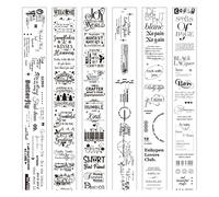 RACHER GIORNALISTA - Tappeto adesivo artigianale impermeabile, Creative English Notebook Tapes | Forniture per scrapbooking autoadesive per giornali di palla, pianificatori di artigianato
