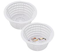Rachlicy Cestino Skimmer Piscina, Cesto Filtro da Piscina da 2 Pezzi Swimming Stillament Stordy Skimmer Pratico per Foglie e detriti Efficace Pulizia