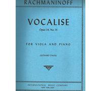 Rachmaninoff - Vocalise Op. 34 No. 14. For Viola. Edited by Davis. by International Music