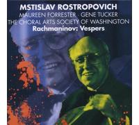 Rachmaninov, Forrester, Tucker, Rostropovich - Rachmaninov: Vespers / All Night Vigil by Rachmaninov, Forrester, Tucker, Rostropovich [Music CD]
