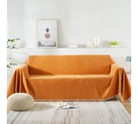 Racib Coperta Copridivano Antiscivolo, Multiuso Reversibile Copritutto Divano Grande, Telo Copridivano Maxi, Lavabile Coperta Decorativa per Copriletto, Divano(#30,180 * 260cm)