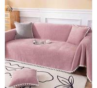 Racib Telo Copridivano Grande, Lenzuolo Copridivano 2/3/4 Posti con Penisola, Copritutto per Divano Gran Foulard per Divano Angolare,Ideale Come Telo Arredo(#36,180 * 260cm)