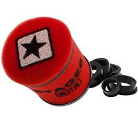 Racin Gluft Filtro Stage6 Doppio Strato Piccolo Airbox Rosso 28 mm + 35 mm + 42 mm + 45 + 49 + 55 mm Attacco
