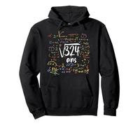 Racine Quadrata di 324 Regali di Compleanno 18 Anni Math Nerd Felpa con Cappuccio
