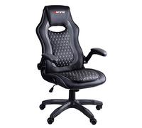 RACING BERGNER Sedia Gamer e Ufficio Ergonomico Professionale con Braccioli Imbottiti e Regolabili, Nero e Grigio, 70 x 49-87 x 131-141 cm