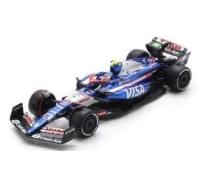 RACING BULLS F1 VCARB-01 TEAM VISA CASH APP N 22 SEASON 2024 YUKI TSUNODA BLUE WHITE
