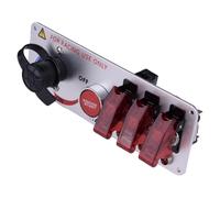 Racing Car 5 in 1 Ignition Toggle Switch Panel Engine Start Button Use