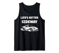 Racing Car Drifting Quote Life is Better sideway Drift Canotta