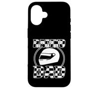 RACING DAD padre del giovane pilota pit crew racing team Custodia per iPhone 16