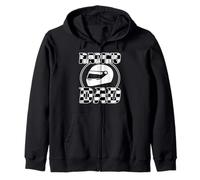 Racing Dad Padre del Giovane Pilota Pit Crew Racing Team Felpa con Cappuccio