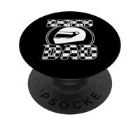 RACING DAD padre del giovane pilota pit crew racing team PopSockets PopGrip Adesivo