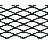 Racing Grill - Rombo medio 6x12 mm - 100x33 cm - Nero anodizzato