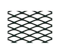 RACING GRILL ROMBO MEDIO 6X12MM 100X33CM NERO ANODIZZATO ALLUMINIO GRIGLIA