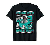 Racing Into 2nd Birthday Boys 2 Year Old Kids Since 2024 Maglietta