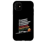 Racing Lunedì Martedì Giovedì Pratica Giornata della gara di qualificazione Custodia per iPhone 11
